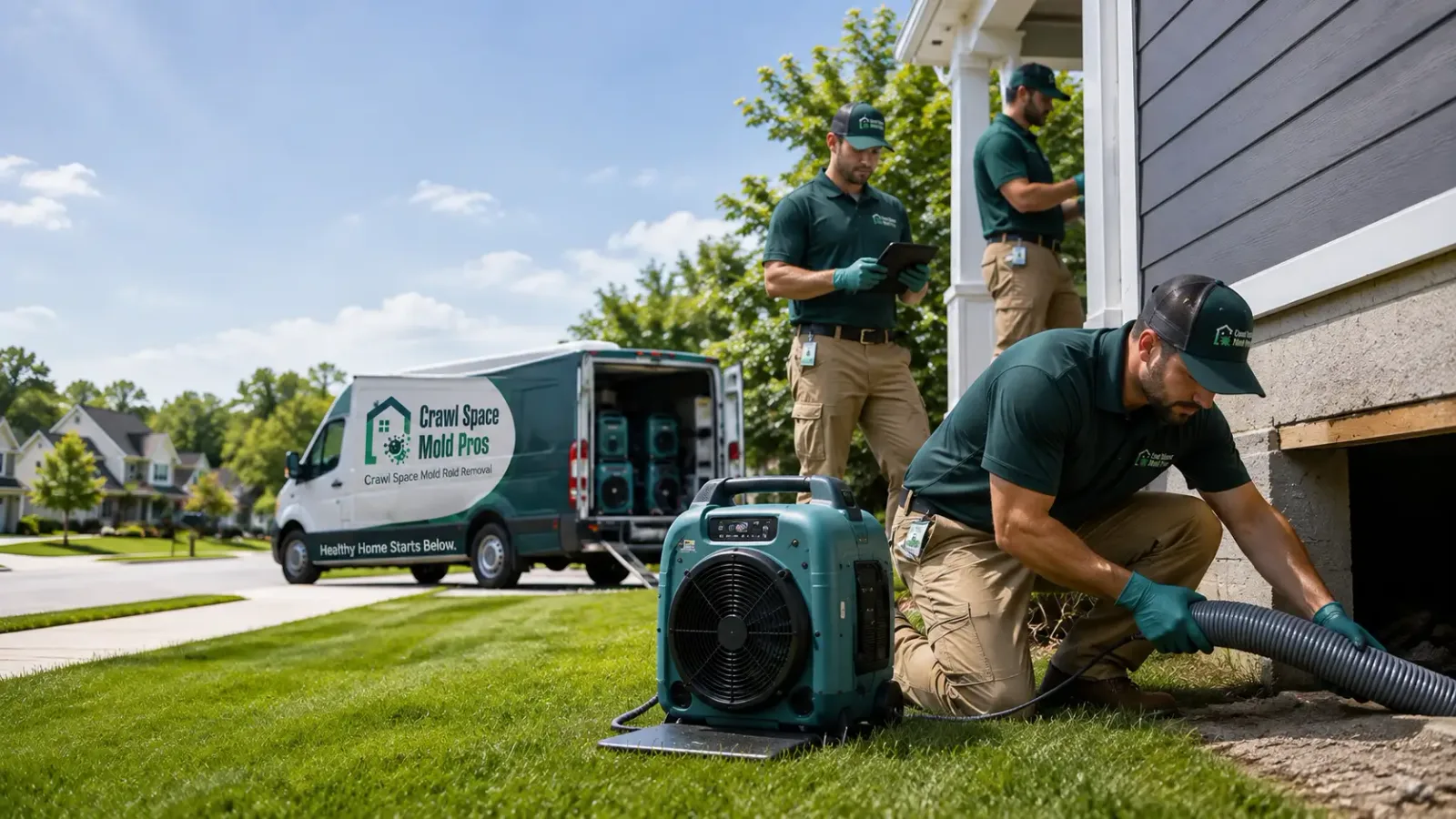 Crawl Space Mold Removal in Carlisle, MA